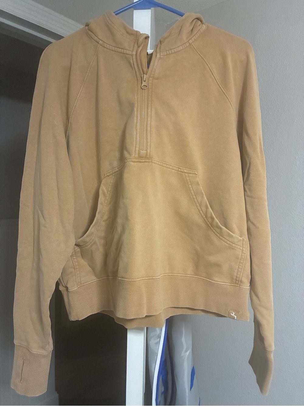 JoyLab Women's Zip-Up Hoodie in Tan